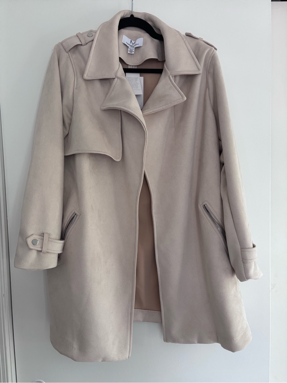 Magaschoni Light Cream Trench Coat